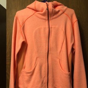 LIKE NEW bright orange Lululemon Terry Scuba
